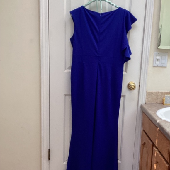 WOOSEA Women's Split Bodycon Mermaid Evening Cocktail Long Dress (XL) - Picture 3 of 6